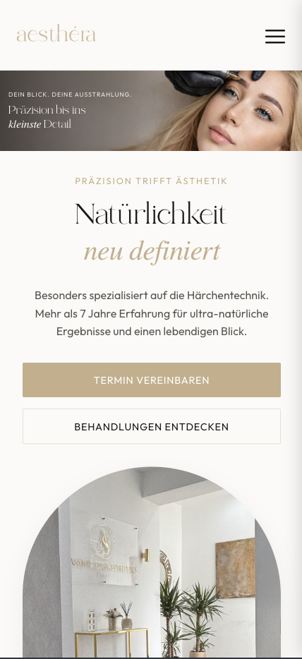 aesthéra Permanent Make-Up — Mobile-Ansicht